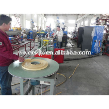 Alimentation en ligne PVC bordure production machine